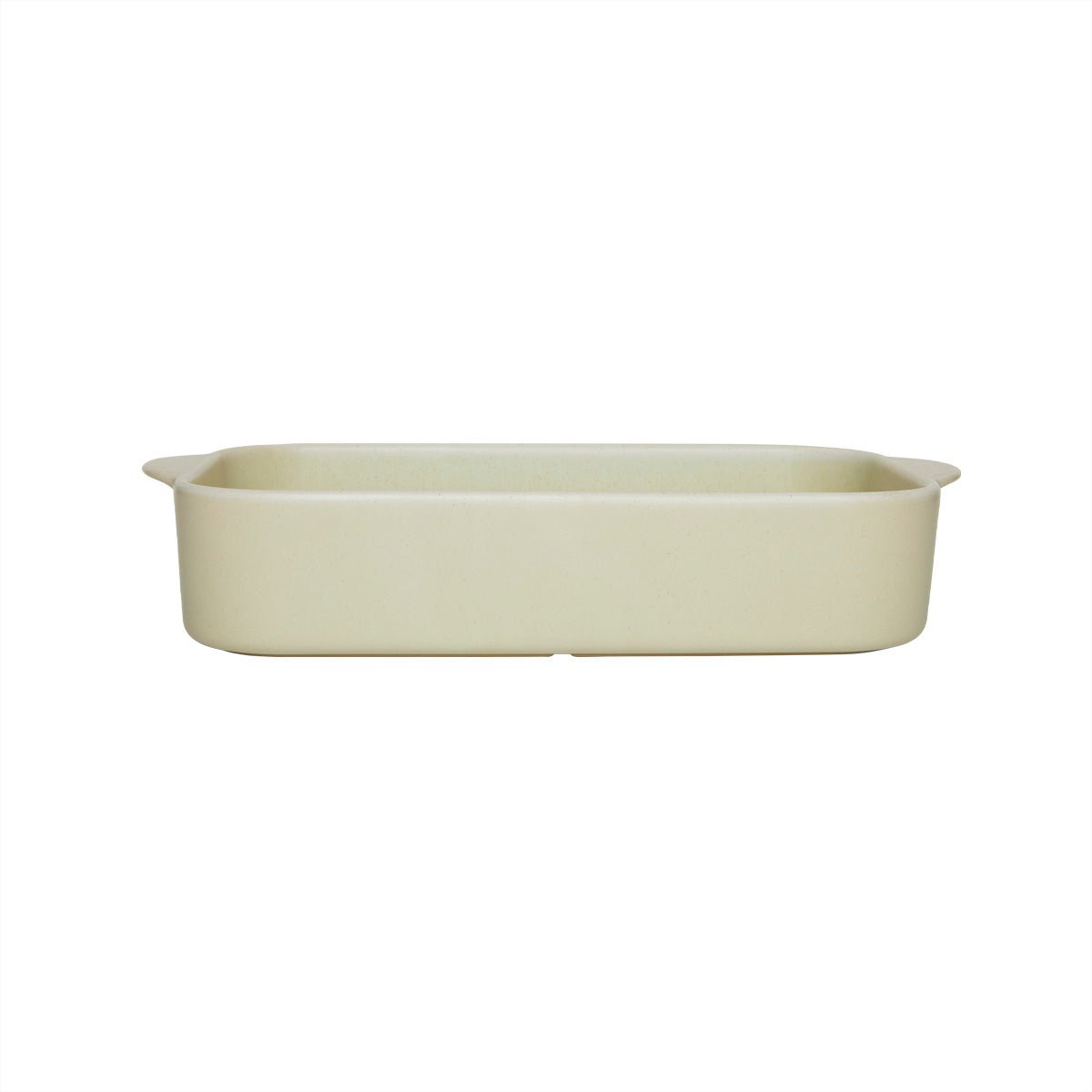 Plat à four Yuka en grès avec glaçage réactif - design élégant