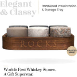 Pierres à whisky en granit coloris variés