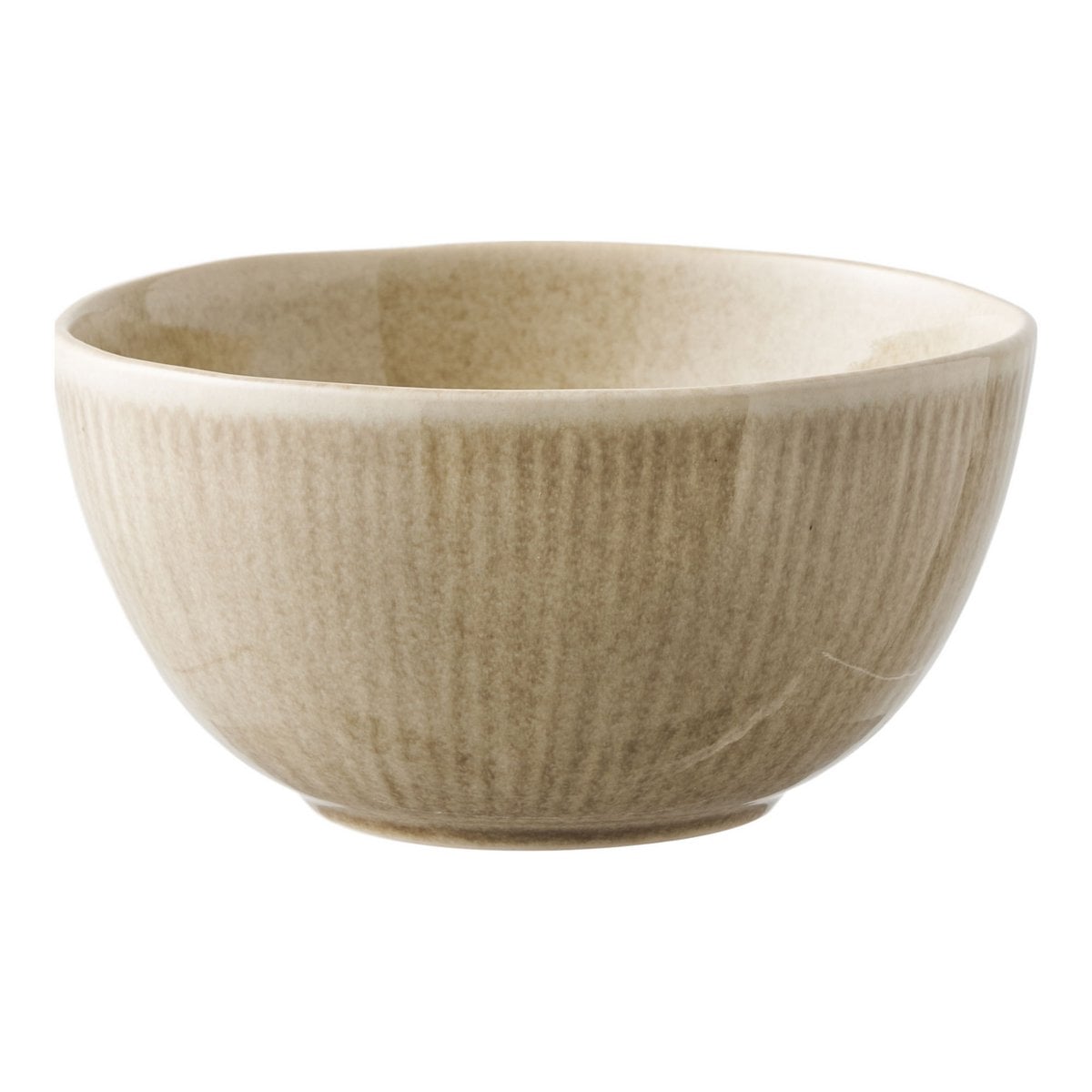 Bol Viola en céramique beige, vue de face avec motif élégant
