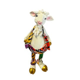 Boy mouton en polyresin avec costume
