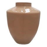 Vase en verre beige Sable de Tugela