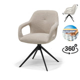 Déplacer le lin Sahara tissu de fauteuil - Fonction de détente - Cadre noir