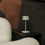 Lampe de table sans fil Sarphati Mini gris ombre