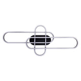 LED DE PLADIER LED CCT "Carlon" en aluminium et plastique Matt Black, avec LED intégrée, de 120 cm de long