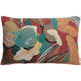 Coussin Dori outdoor Papaye avec motif aquatique coloré