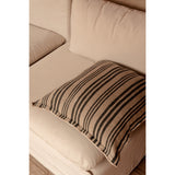 Housse de Coussin The Nordic Stripe - Noir Naturel - 50x50