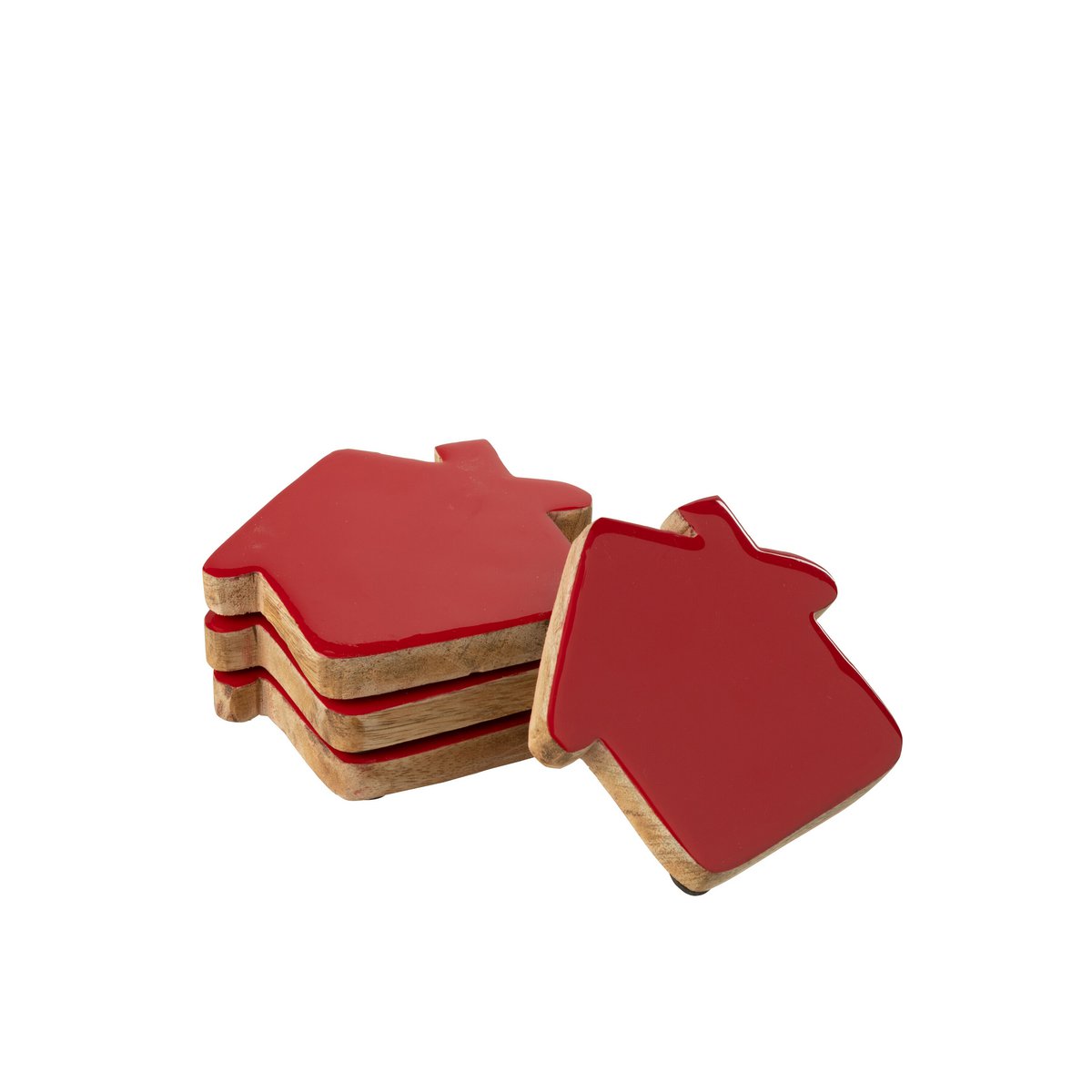 Sous-verres J-Line présentés sur une table moderne