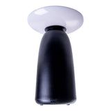 LED SOLAIRE LED "Ada" noir pour l'extérieur, lampe de table à LED en métal et en plastique 22,5 x 16 cm