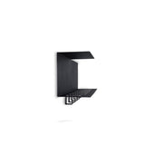 Gorillz Plenck - Porte-manteau mural - avec étagère à chapeau - Armoire - Noir