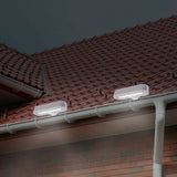 LED SOLAR LEIL "GARDE LIGHT" (2 Set) White, à l'extérieur, à des fins de métal et de plastique, blanc, avec LED intégrée
