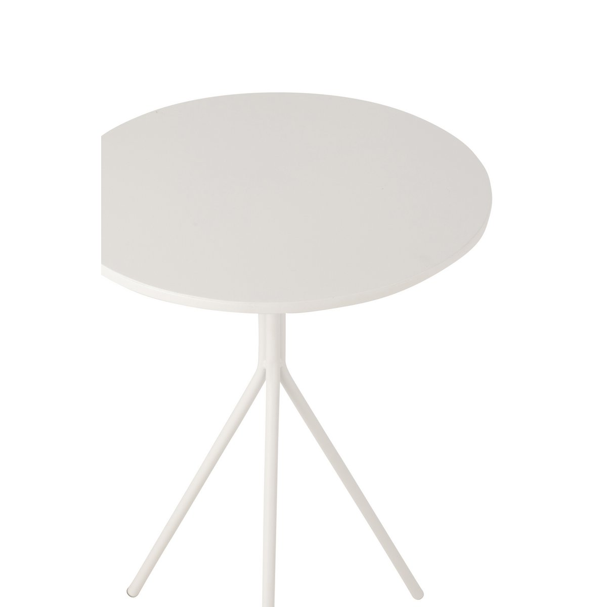 Table basse J-Line ronde dans un salon élégant