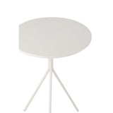 Table basse J-Line ronde dans un salon élégant