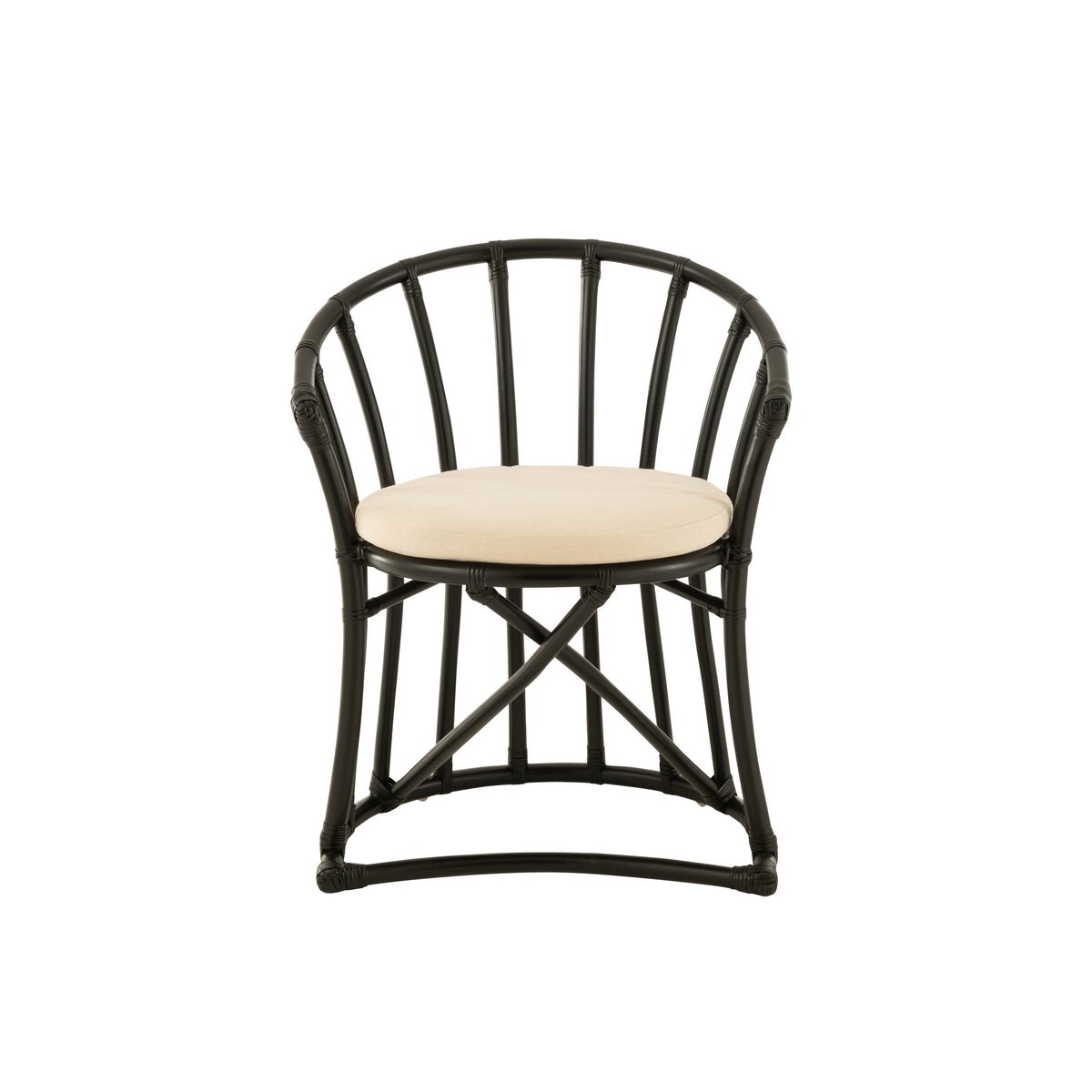 Détail du tissu jute de la chaise J-Line, texture élégante
