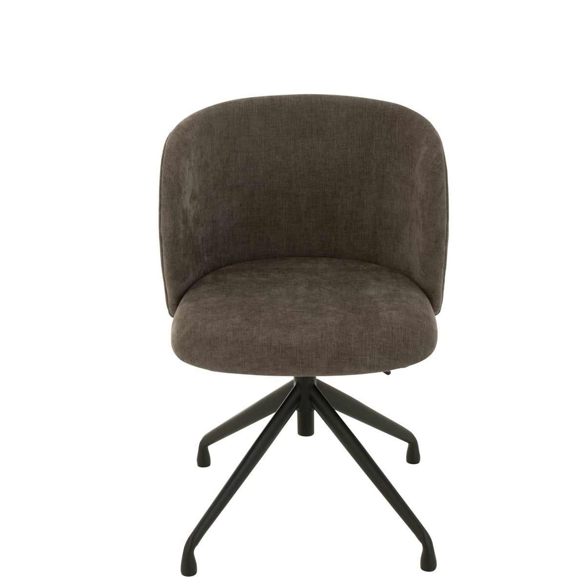 Chaise J-Line Turn/Up/Down vue de face, textile gris foncé