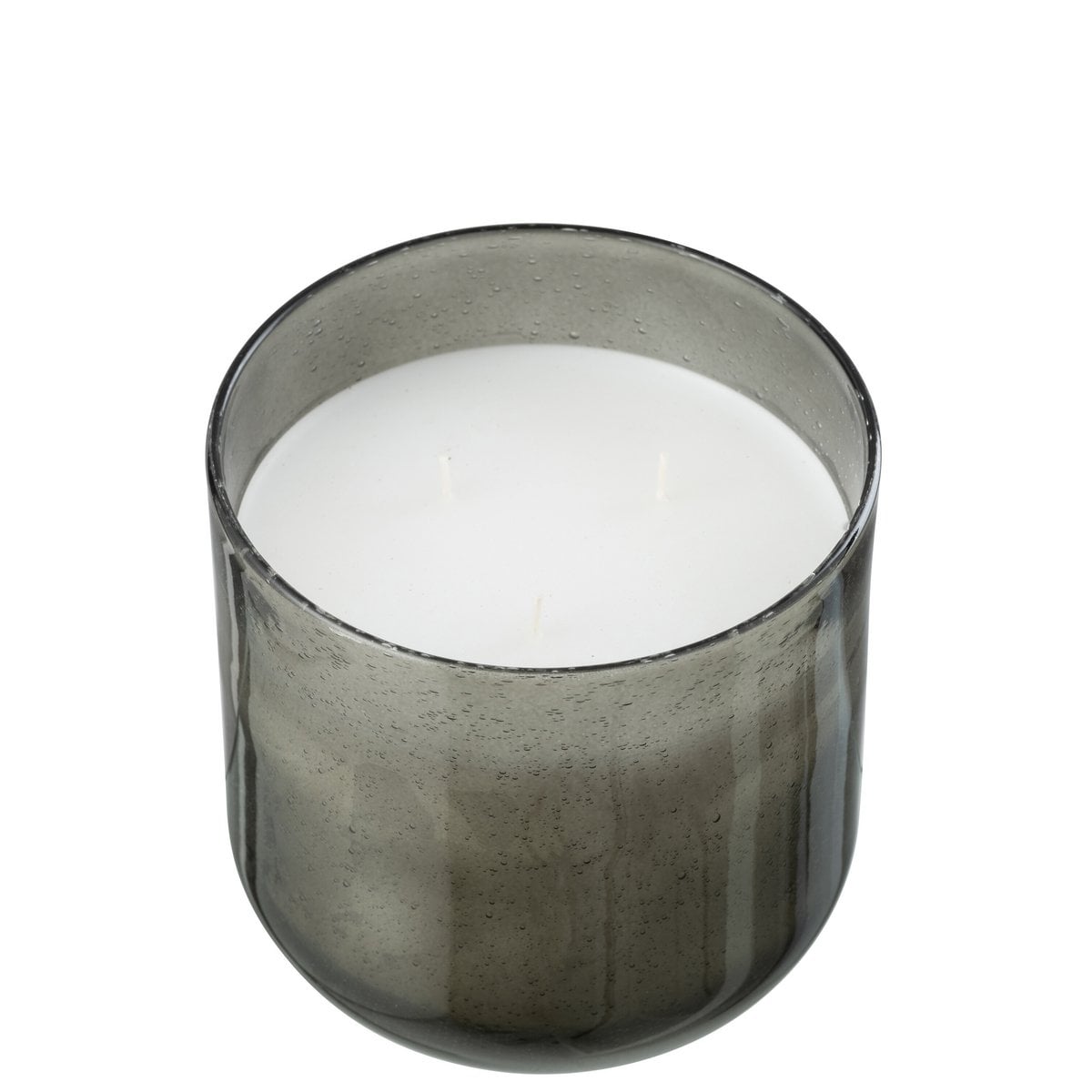 Bougie parfumée J-Line Olive & Encens - vue de face avec étiquette