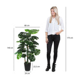 Plante artificielle Monstera verte