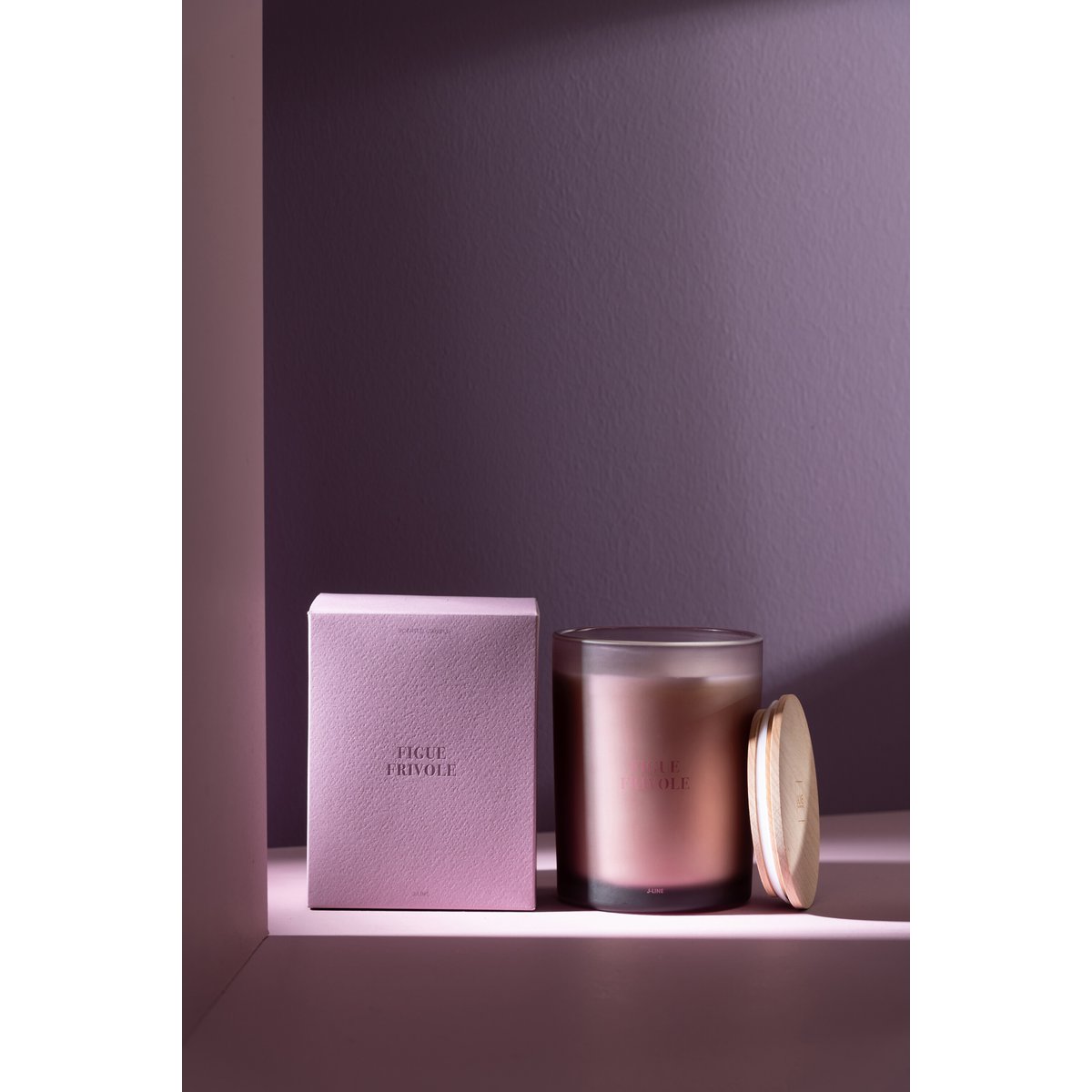 Bougie parfumée J-Line Figue Frivole, ambiance estivale