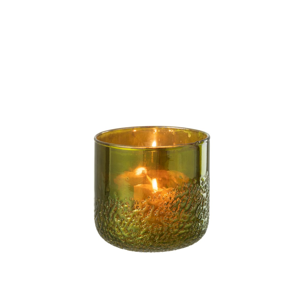 Miroir lanterne J-Line en verre, vue de face avec une finition élégante.