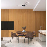 LED DE PLADIER LED CCT "Carlon" en aluminium et plastique Matt Black, avec LED intégrée, de 120 cm de long