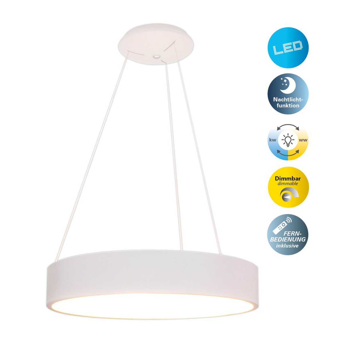 Suspension LED Carla - Éclairage Contemporain