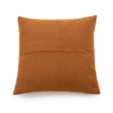 Housse de Coussin en Cuir à Quatre Panneaux - Camel - 40x40