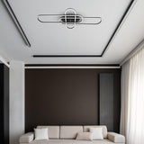 LED DE PLADIER LED CCT "Carlon" en aluminium et plastique Matt Black, avec LED intégrée, de 120 cm de long