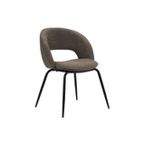 Chaise arc-en-ciel taupe avec design élégant et tissu de qualité