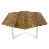 Table basse set 2 pièces table de salon table gigogne Paris cadre métal noir blanc ou argent antique