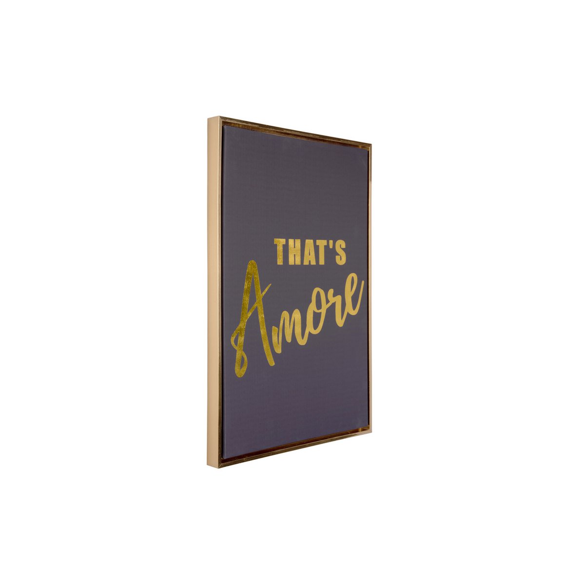 Zoom sur le détail doré du tableau Amore Medium