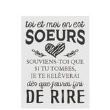 Plaque murale vintage J-Line en métal blanc et noir, idéale pour le salon