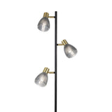 3 lampe à coller Spot "Lindita" H: 150 cm Excl. Lumineux