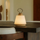 Lampe rechargeable Liv marron clair
