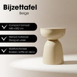 Table d'appoint Elliott Beige