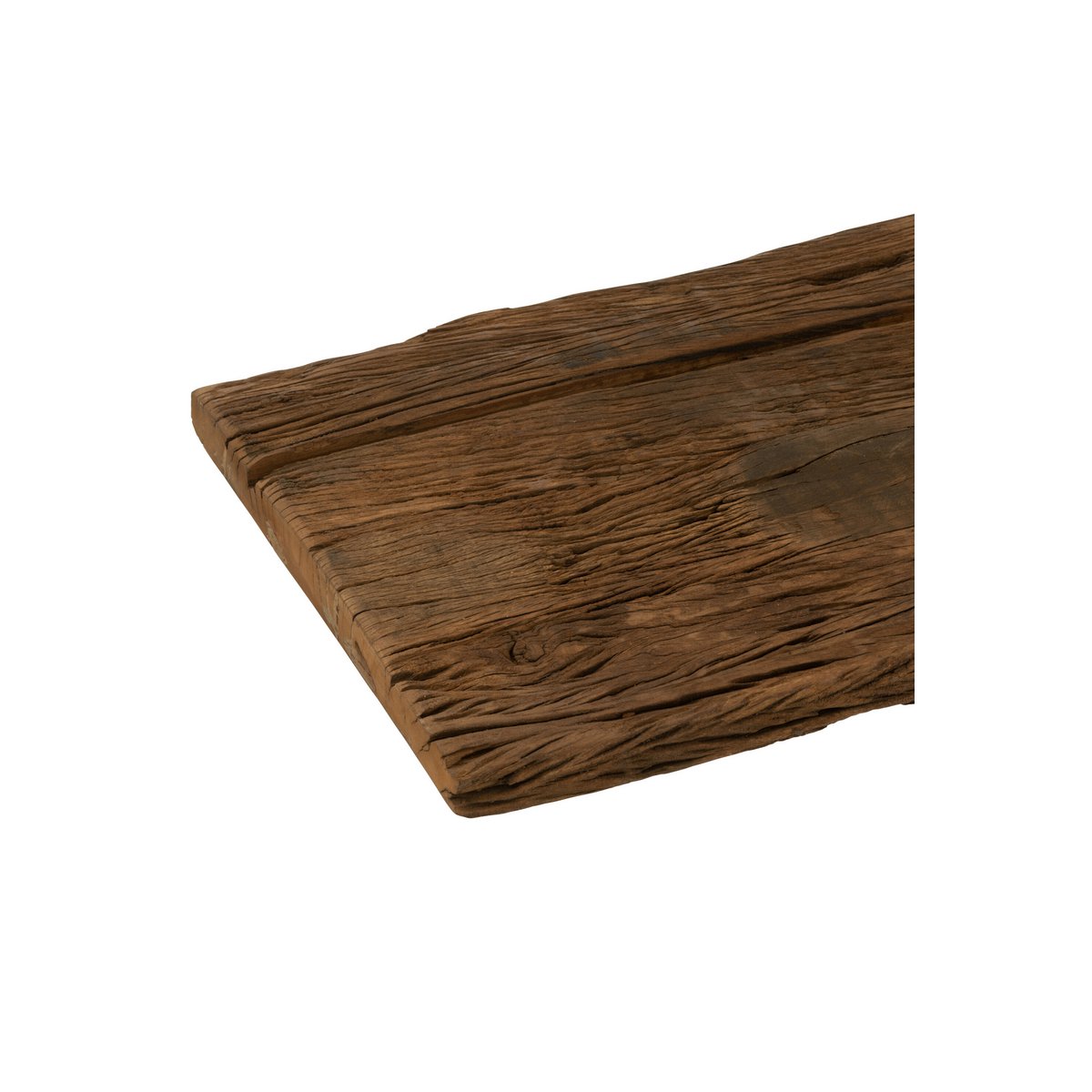 Console J-Line Woody Hout Naturel - intégrée dans un salon moderne