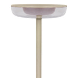 Lampe à poser sans fil dimmable en métal beige