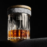 Kit de fumage à whisky en granit avec copeaux de bois