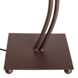 Lampe de table, "boho" "à 2 flammes, lampe de table brun / beige, avec socket e14, pour salle à manger, salon, couloir ou bureau, 65 cm de haut