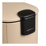 Poubelle Lodi avec fermeture amortie, métal beige