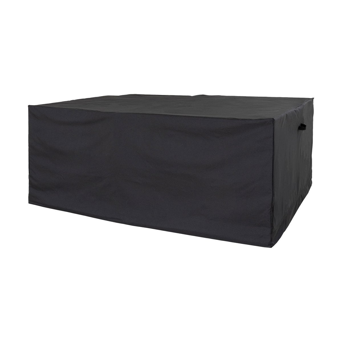 Housse luxe noire pour table et chaises, vue complète