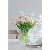 Détail du bouquet de tulipes J-Line, 7 pièces en polyuréthain