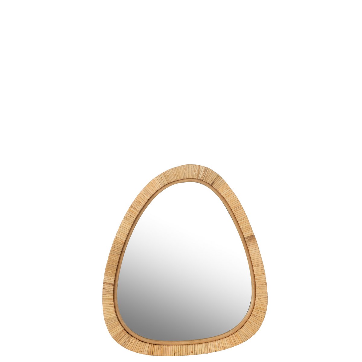 Miroir J-Line en jute naturel avec cadre élégant