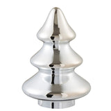 Sapin de Noël J-Line en verre argenté, vue de face