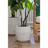 Vue latérale du pot de fleurs Liline J-Line - design élégant