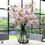Vase en verre gris Kara