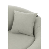Détails du coussin J-Line Outdoor gris, texture et finition