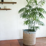 Panier à linge NIAS | Panier de plantes | Grand panier de rangement en jonc de mer (2 tailles)