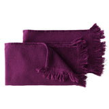 Lot de 2 serviettes invités Luna Purple rain 50 x 30