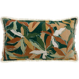 Coussin imprimé Alina Pétrole 30 x 50
