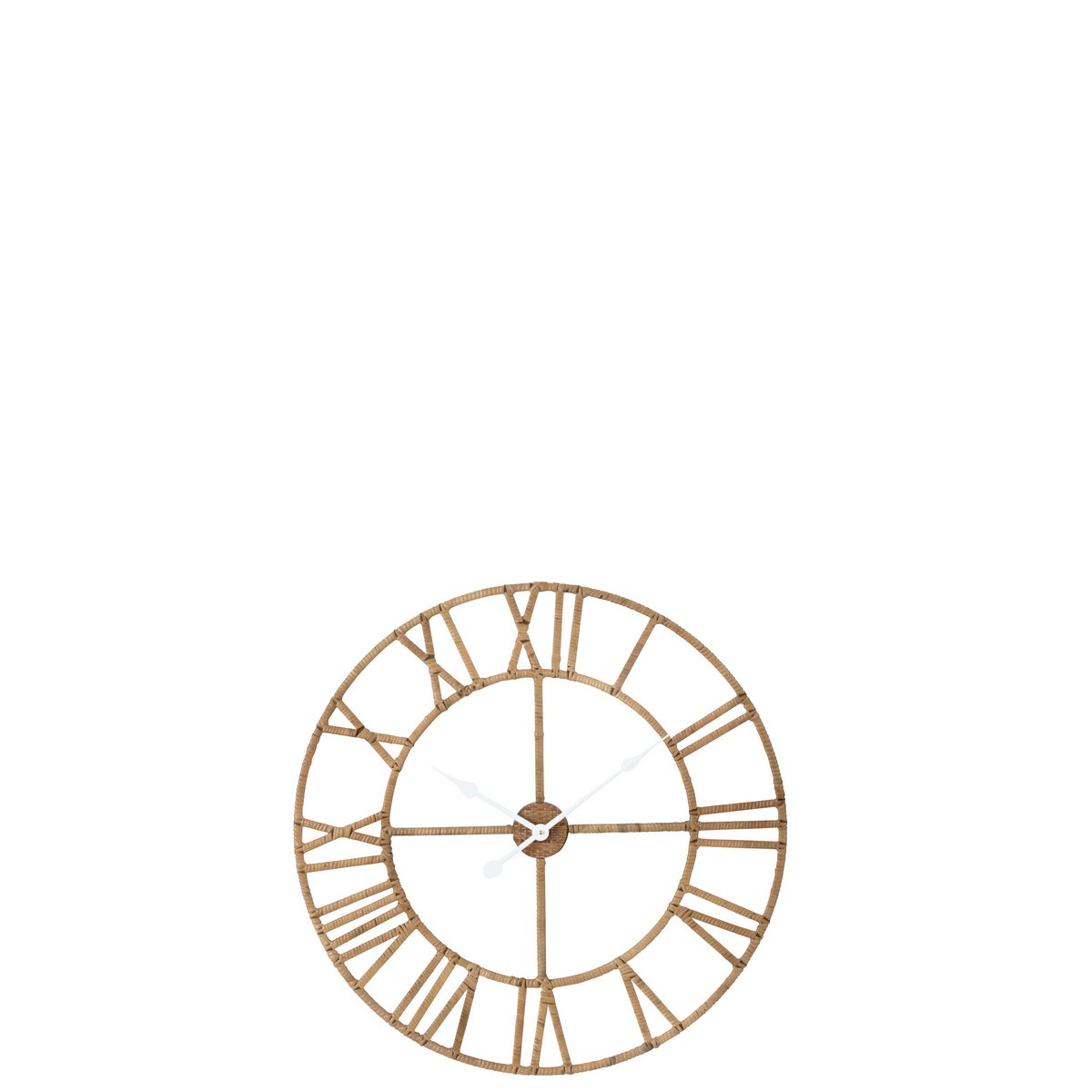 Ambiance intérieure avec l'horloge J-Line Klok Roman dans un salon moderne