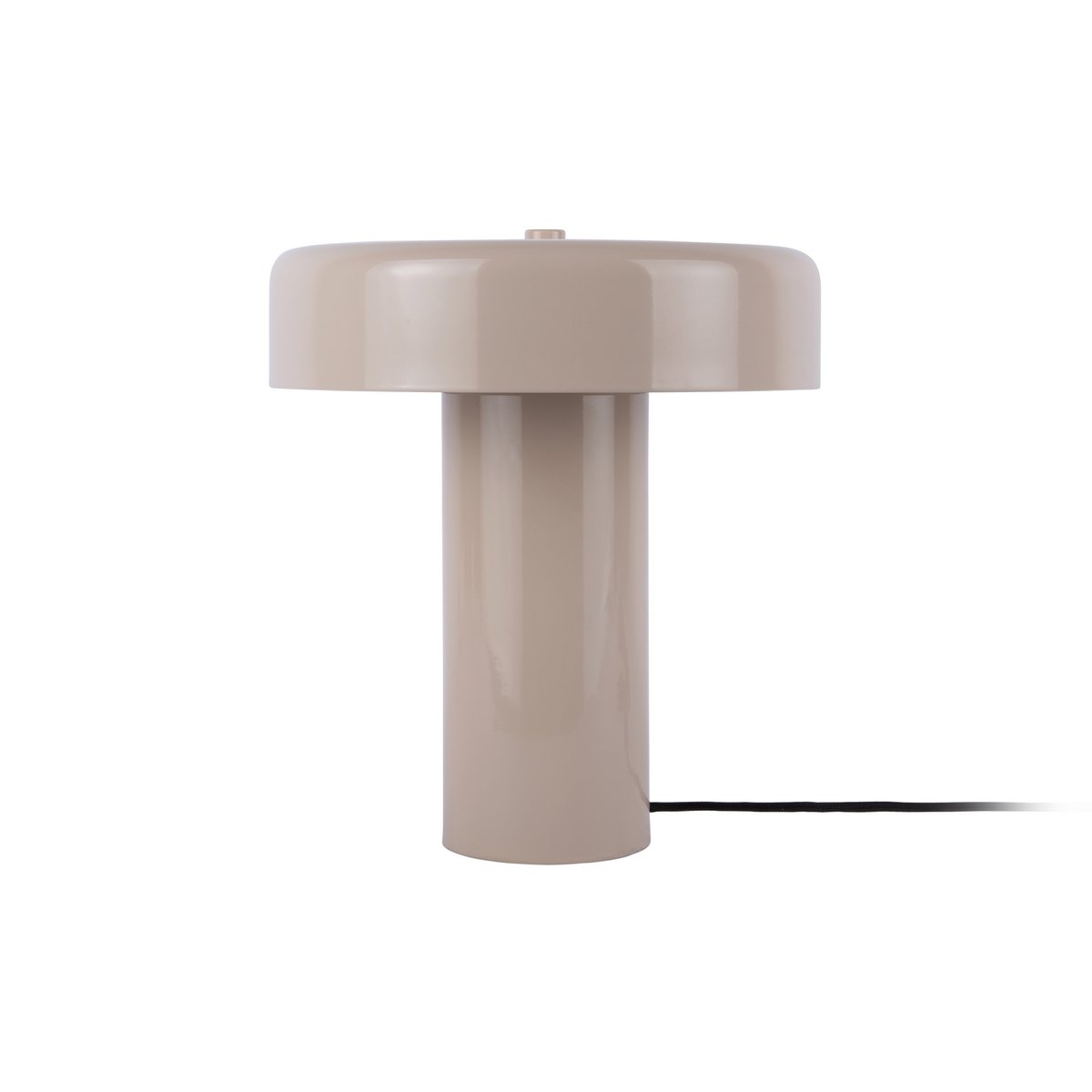Lampe de table Bâton de richesse de Leitmotiv, finition grise et design élégant.